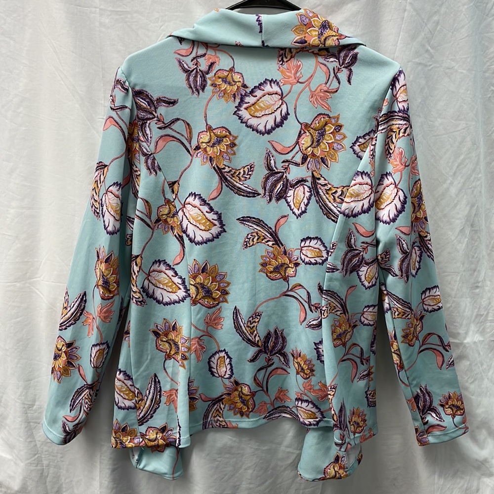 The Office Edit Open Front Asymmetrical Shawl Lad… - image 4